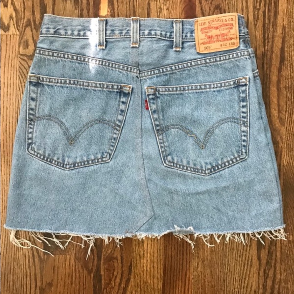 levi’s denim skirt